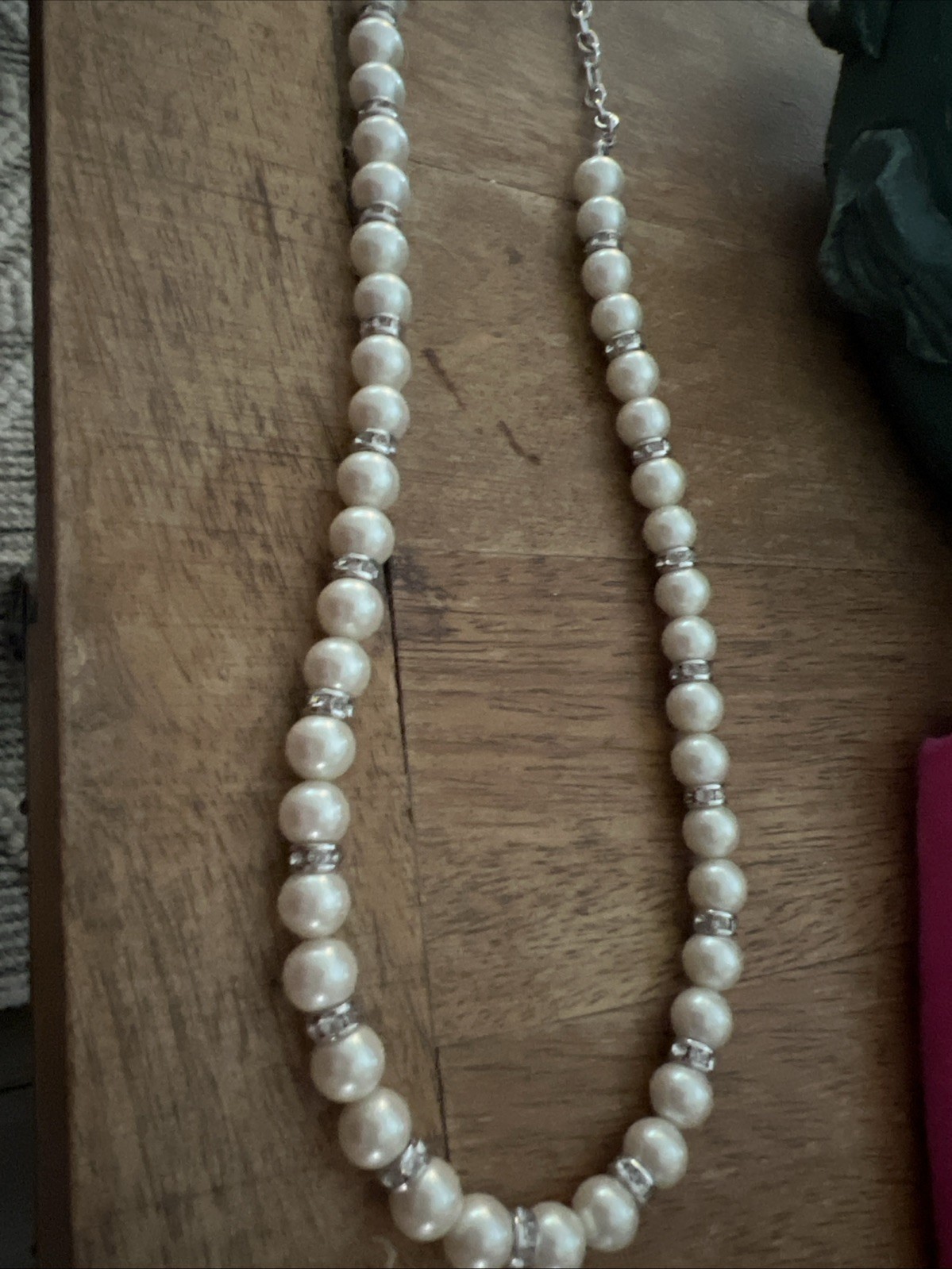 New Jewelry Pearl And Crystal Necklace