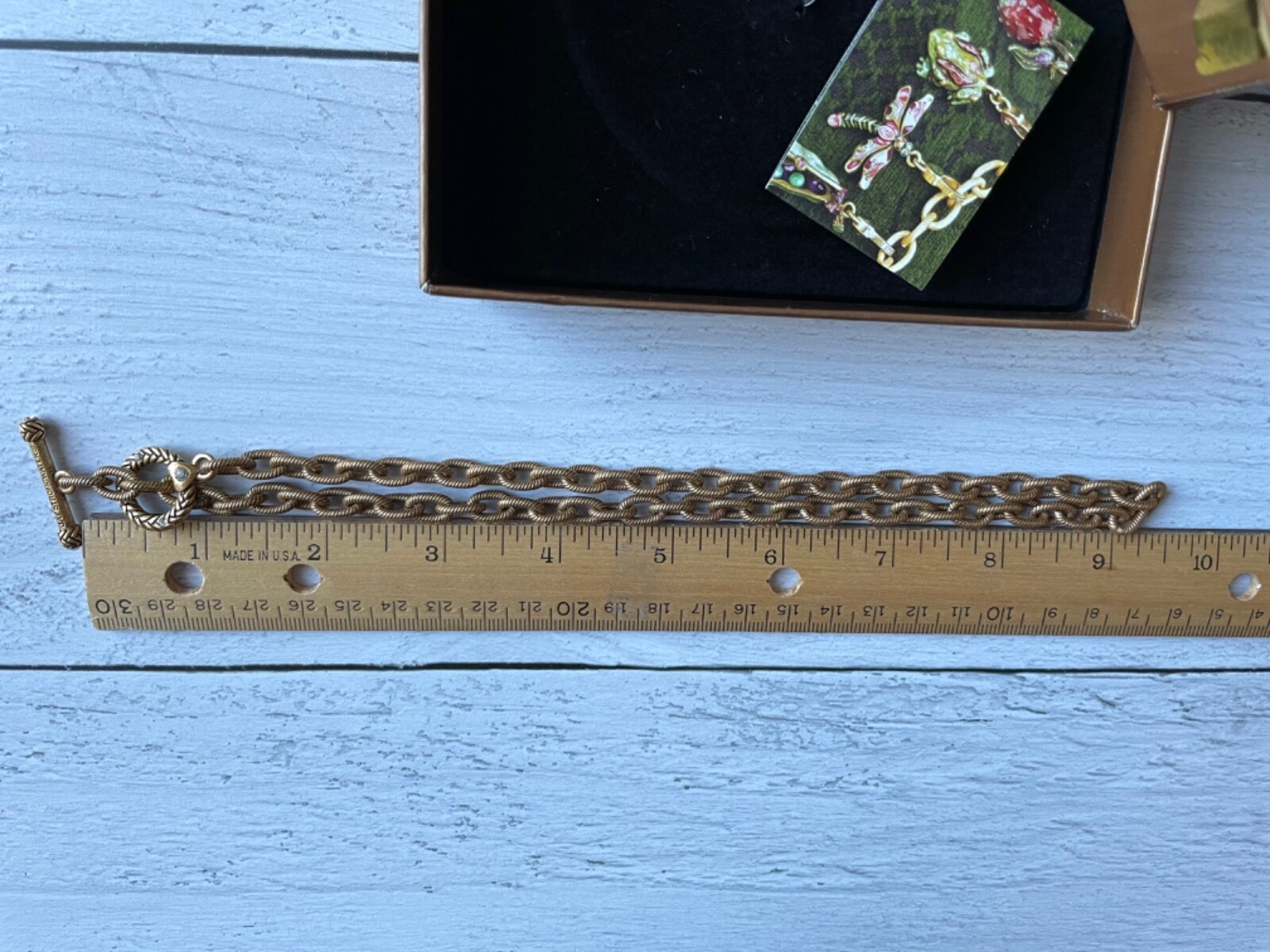 Jay Strongwater Toggle Necklace 18.5in – NWT