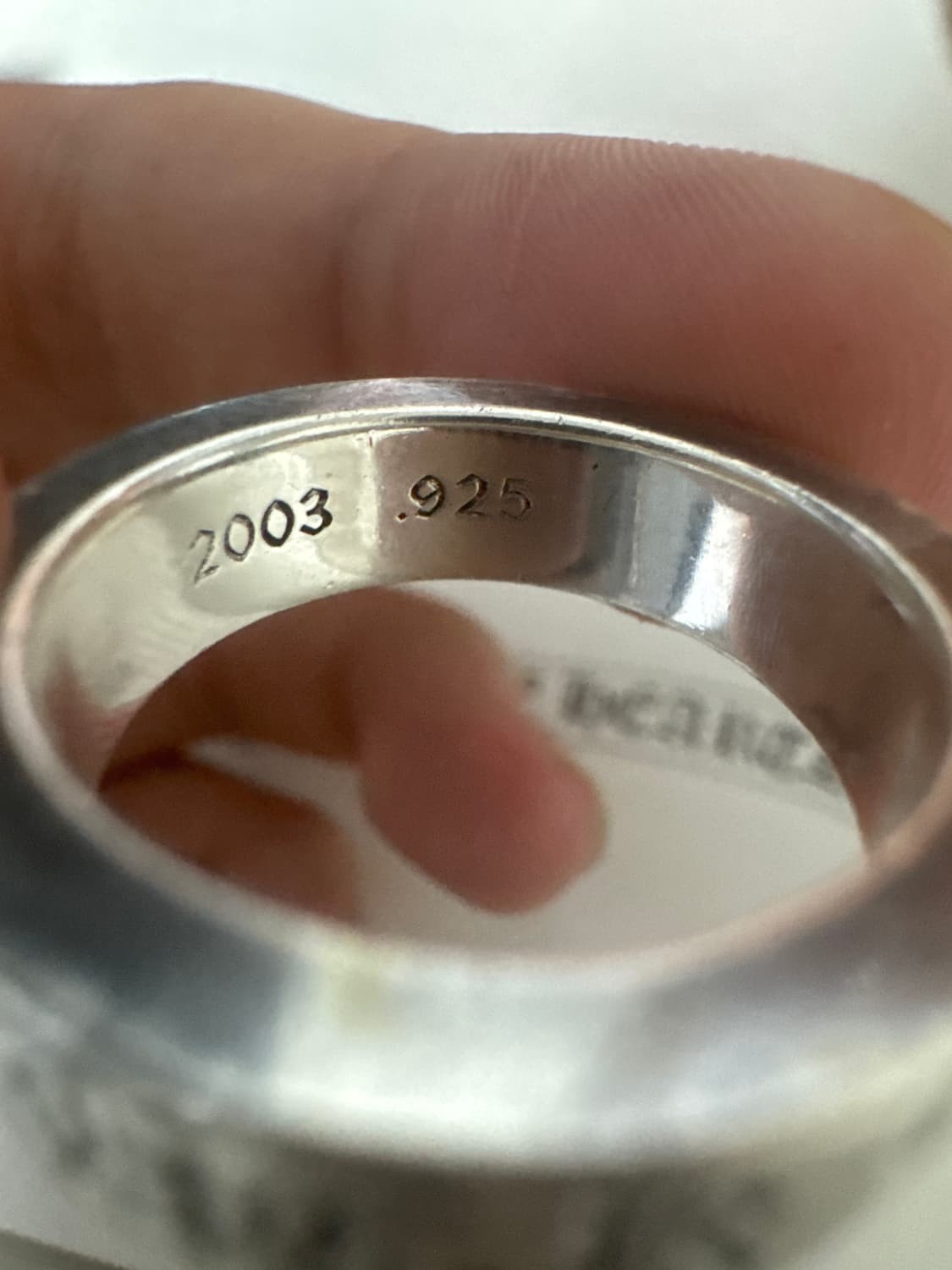 Chrome Hearts FXXK YOU RING 6mm US7