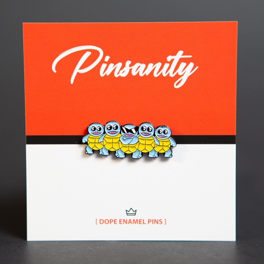 Squirtle Squad Pin – Fast Shipping from USA – Brooch – Pokemon