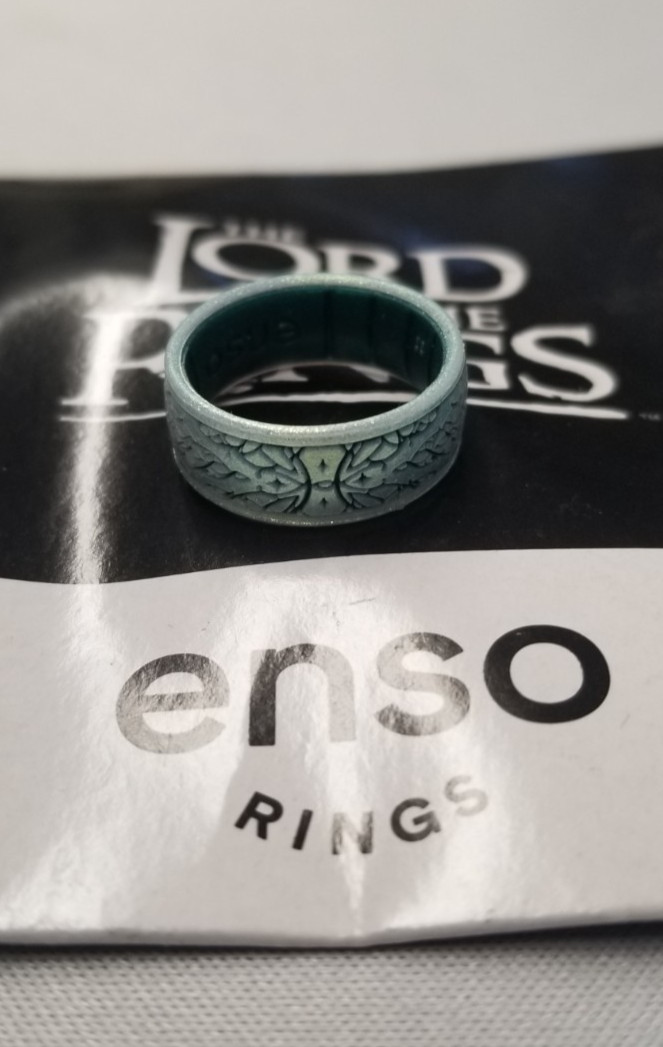 Enso Rings Arwen’s Evenstar Silicone Ring sz 6