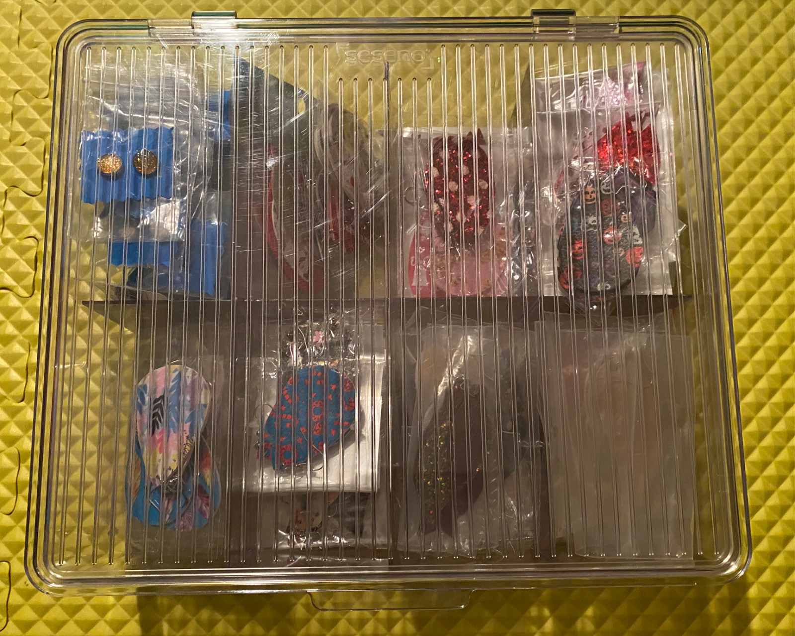 A Variety of Misc. Earrings Holiday, Colors and all Occasion w/ Clear Box