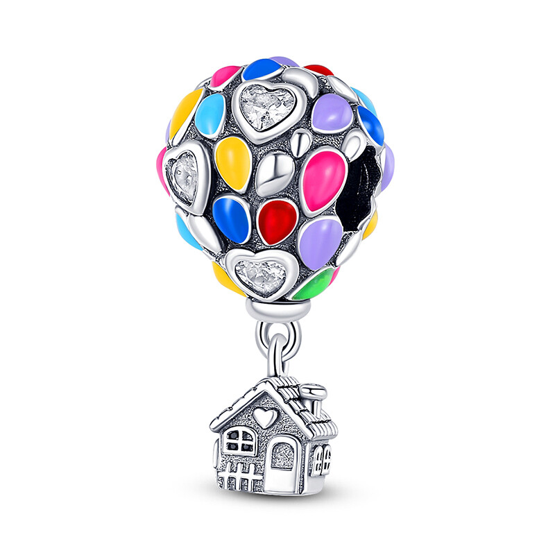 MULA European Colorful Balloon DIY Charm For Women Bracelet 925 Sterling Silver