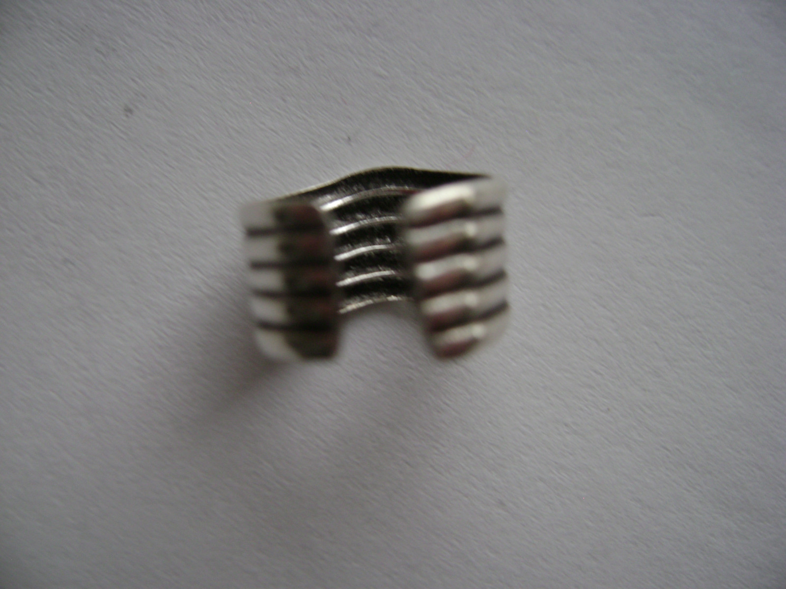 Sterling Silver 5 Solid Band Chevron Design Ear Cuff Earcuff New
