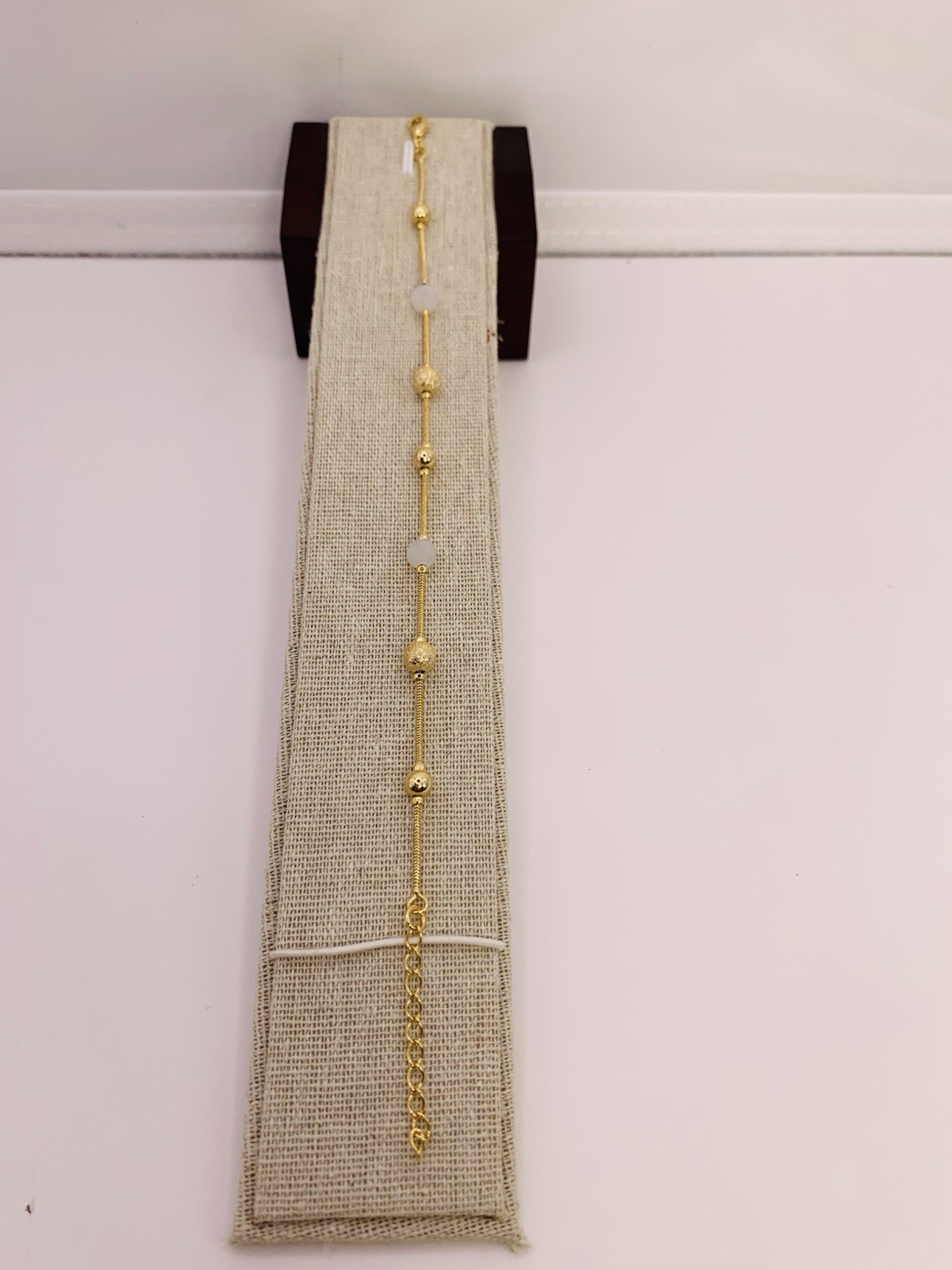 8.5” Long,18k Gold Filled 3.14 Gram, 1.2mm Wide Bracelet (#BG4)