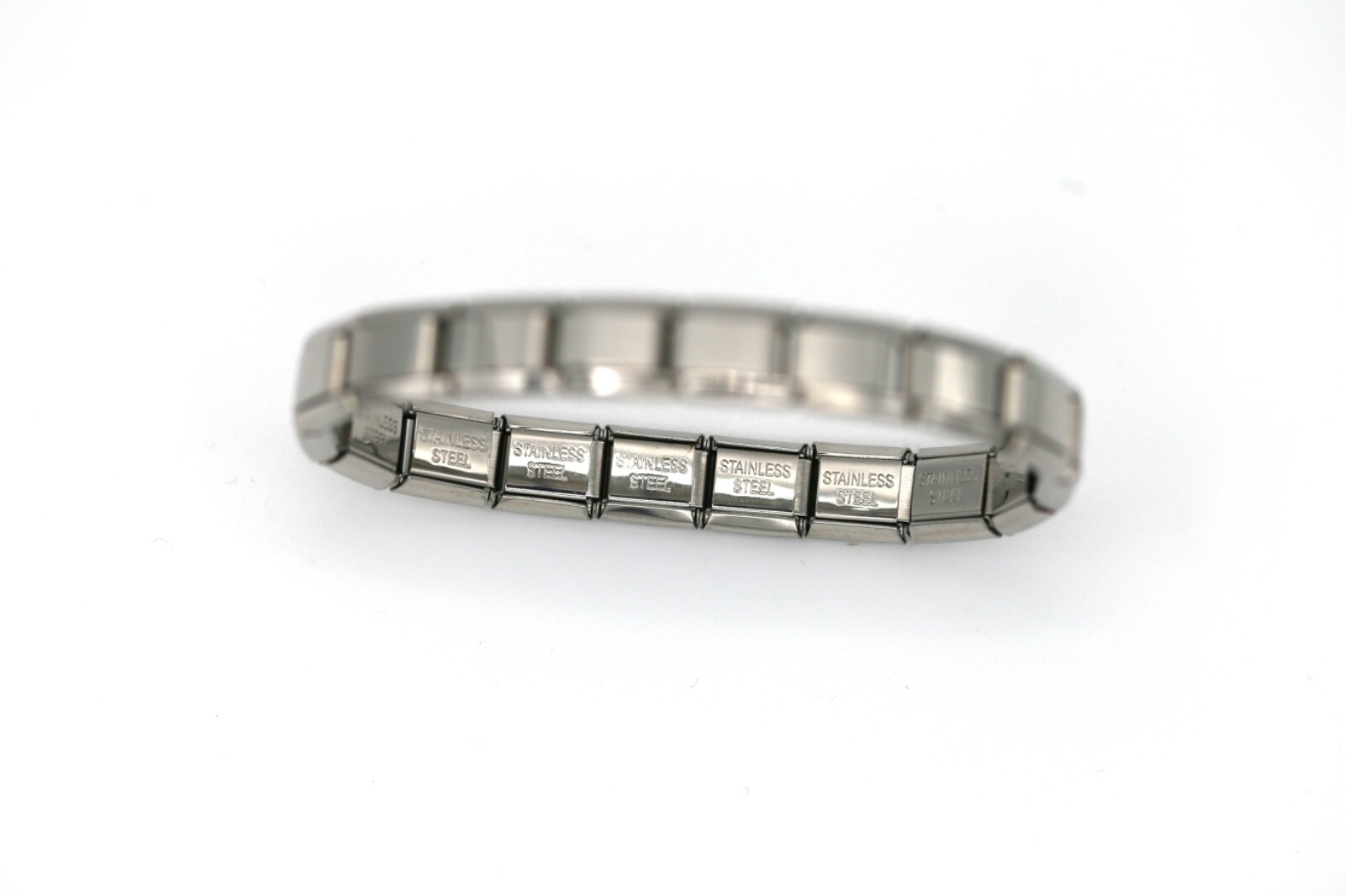 Classic Italian Charm Bracelet 18 Links 17.5cm 9mm 10mm Sliver UK Seller Xmas