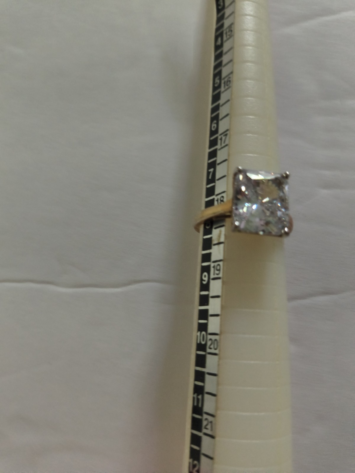 JTV Bella Luce Ring Size 8 Rectangular Cushion FREE SHIP Cubic Zirconia