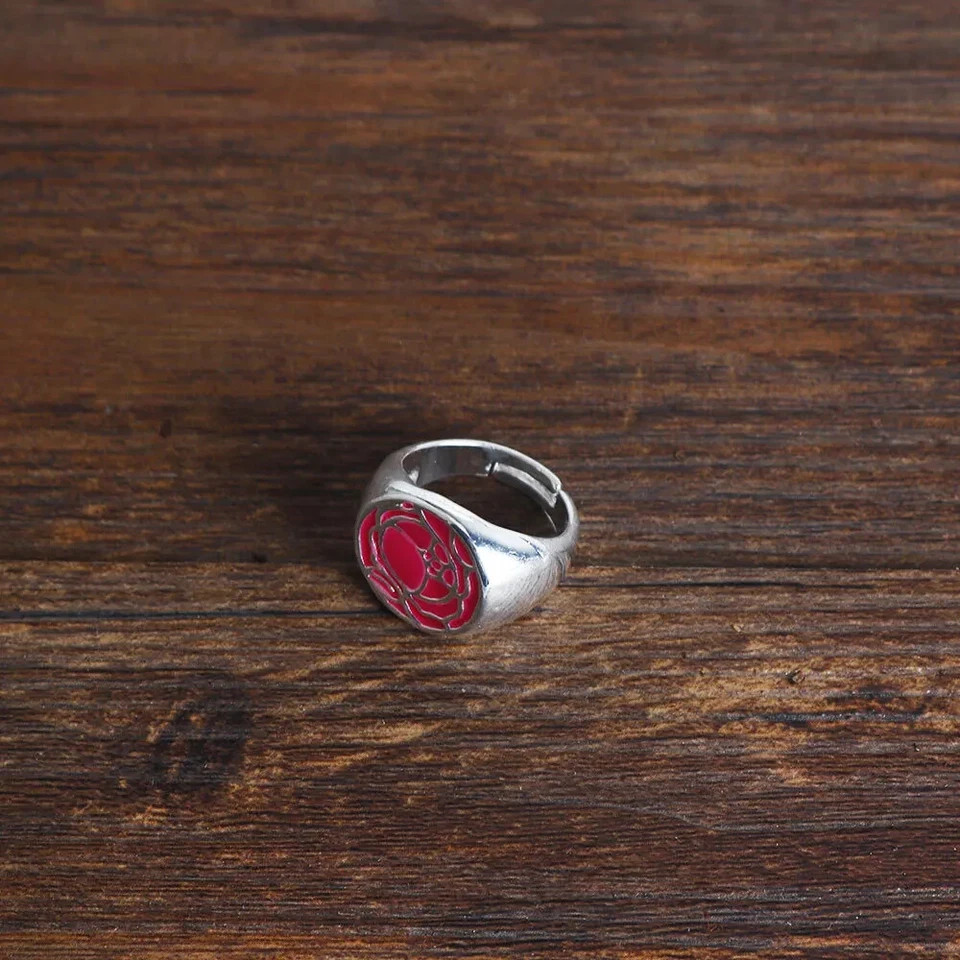 Utena Anime Cosplay Ring – Adjustable Opening Couple Jewelry for Men & Women