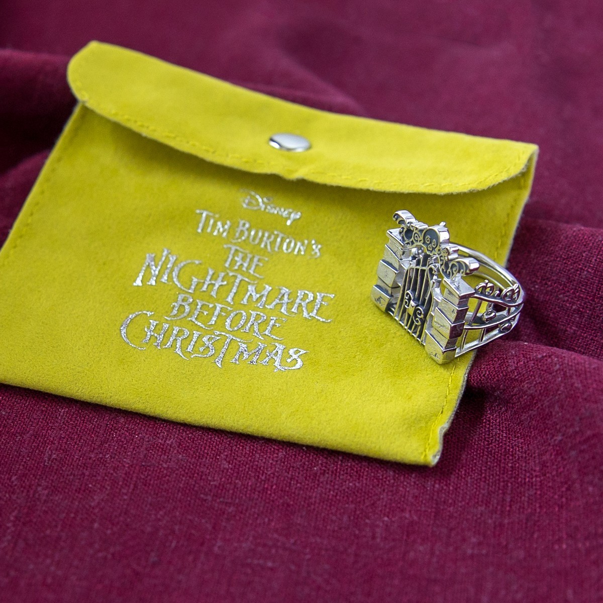 Disney X RockLove ‘The Nightmare Before Christmas’ Eternal Love Gate Ring Size 7