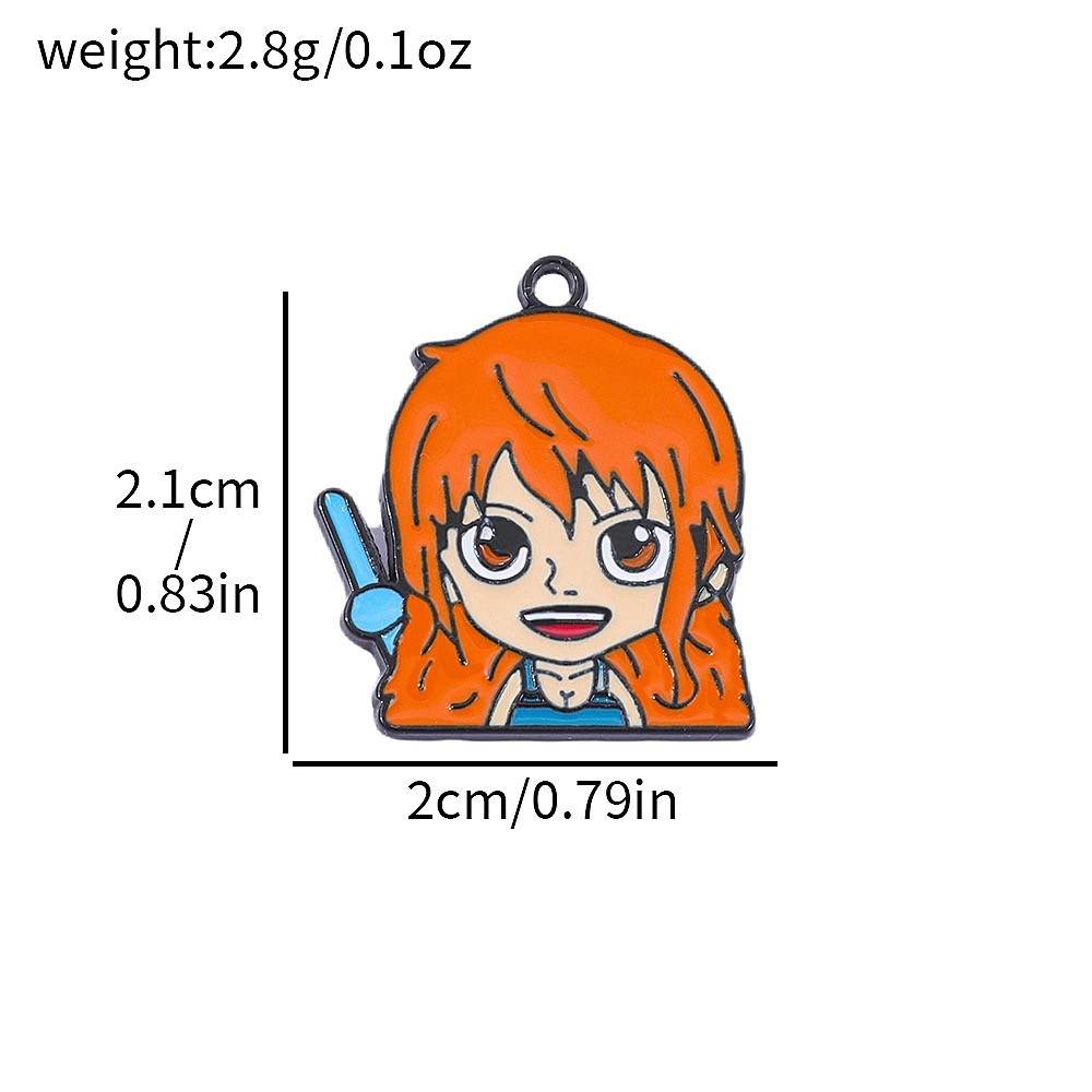 new 80Pcs cartoon Anime boy cute Charm necklace Pendant DIY Jewelry Making