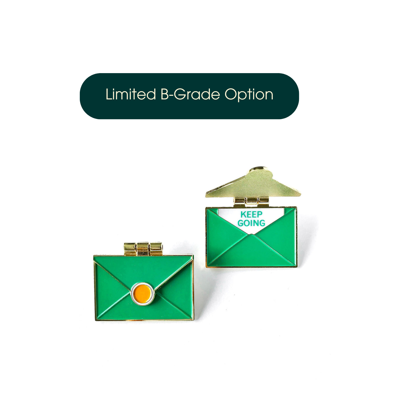 B-Grade | Keep Going Enamel Pin