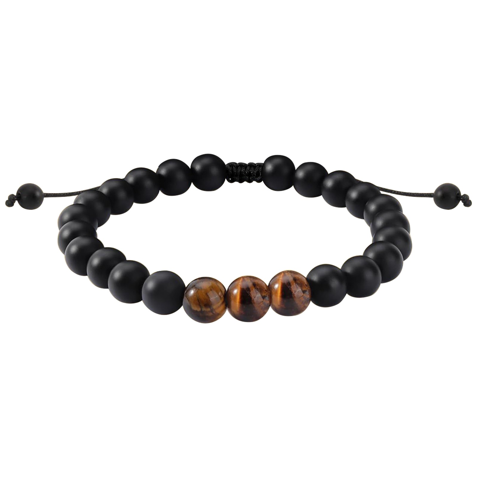 To My Son Natural Stone Bracelet Boys Men Birthday Graduation Gift from Mom Dad
