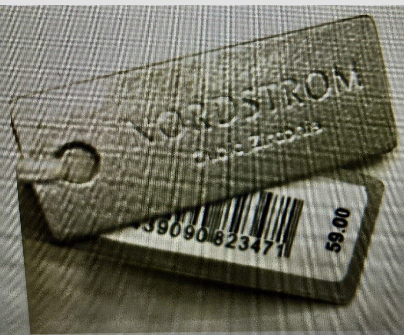 New with Tag Nordstrom CZ Bangle Bracelet Gold Overlay 2mm Oval 7″ $59 Retail