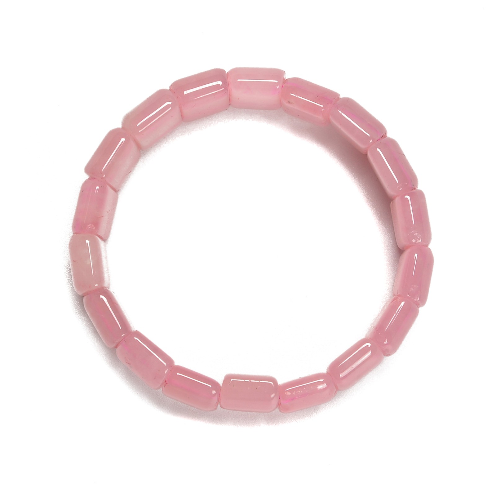 Rose Quartz Double Drill Bracelet Size Approx 11x15mm Length 7.5″ (11x15mm)