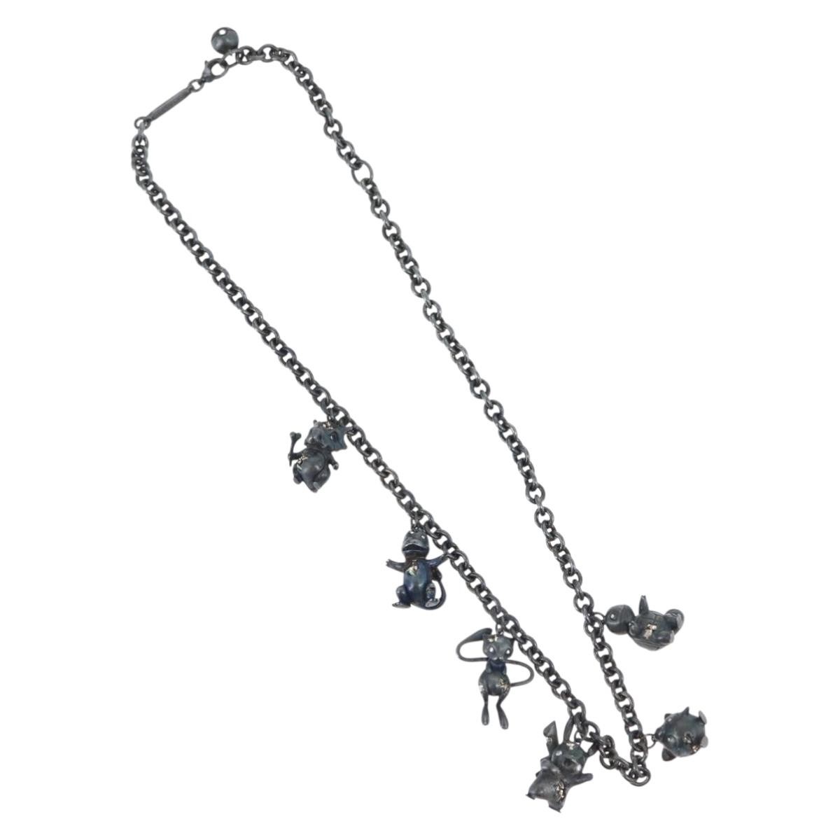 TIFFANY&Co. & Arsham Studios And POKÉMON Station Necklace Ag925 Auth 171973SM