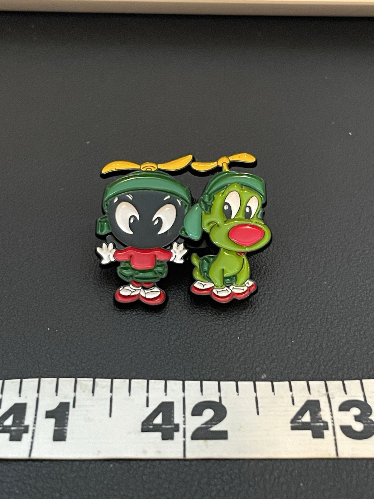 Marvin The Martian And K9 Baby Pin Looney Tunes Cartoon Hat Jacket Backpack New