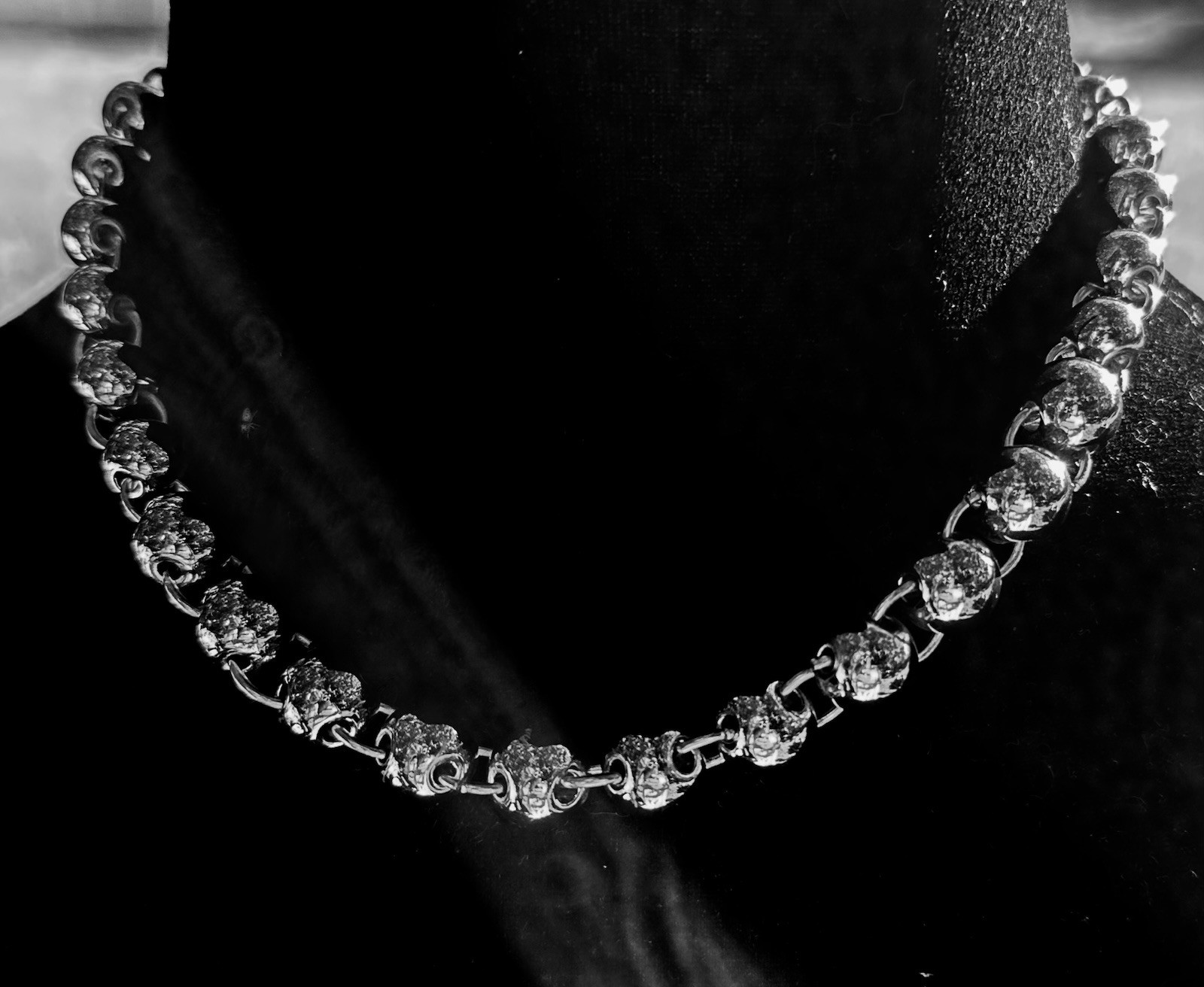 Zara Multi-Piece Metal Necklace with Spheres.