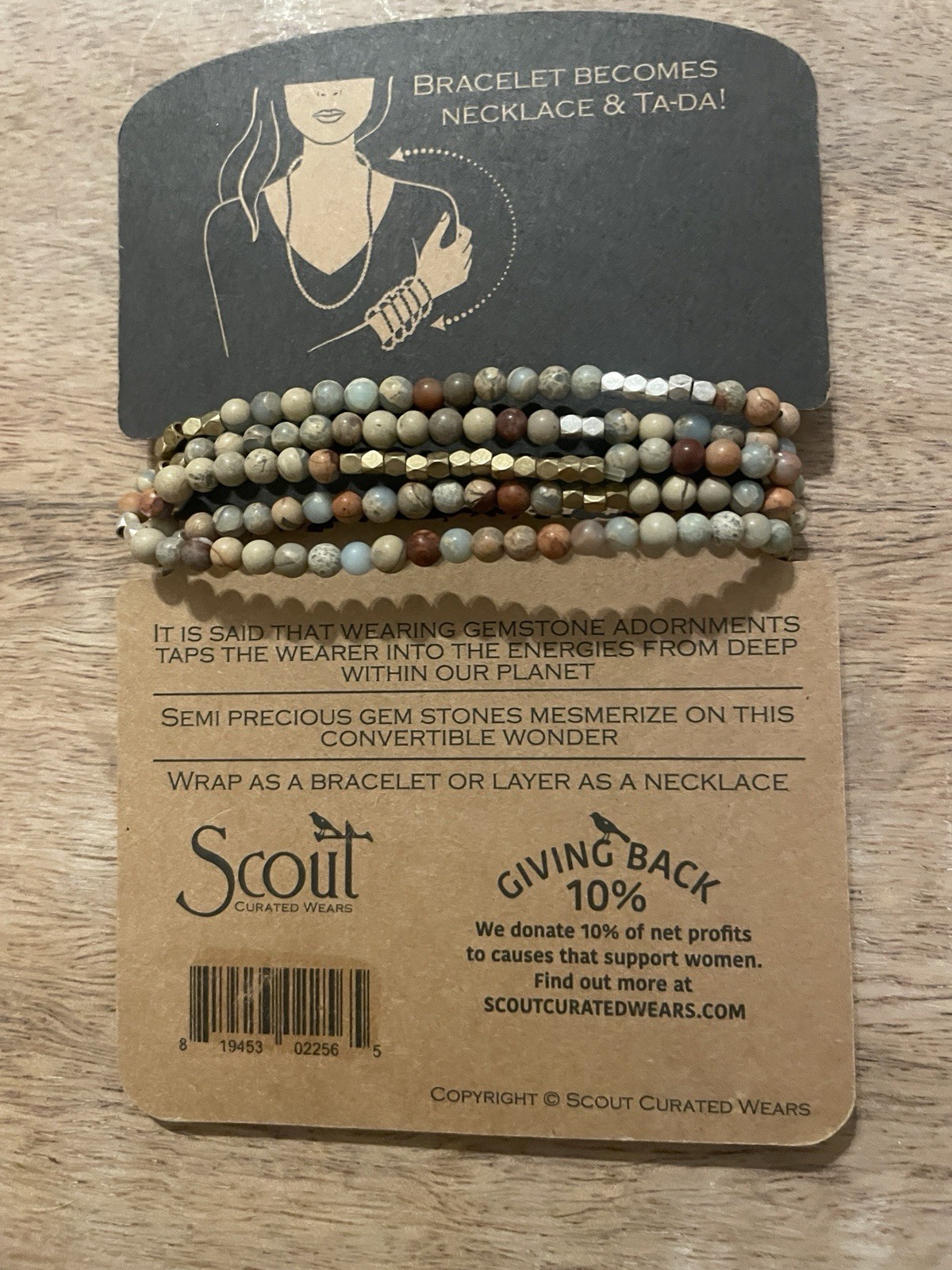 Scout Tourmaline Wrap Bracelet – Stone of Healing Bracelet/Necklace