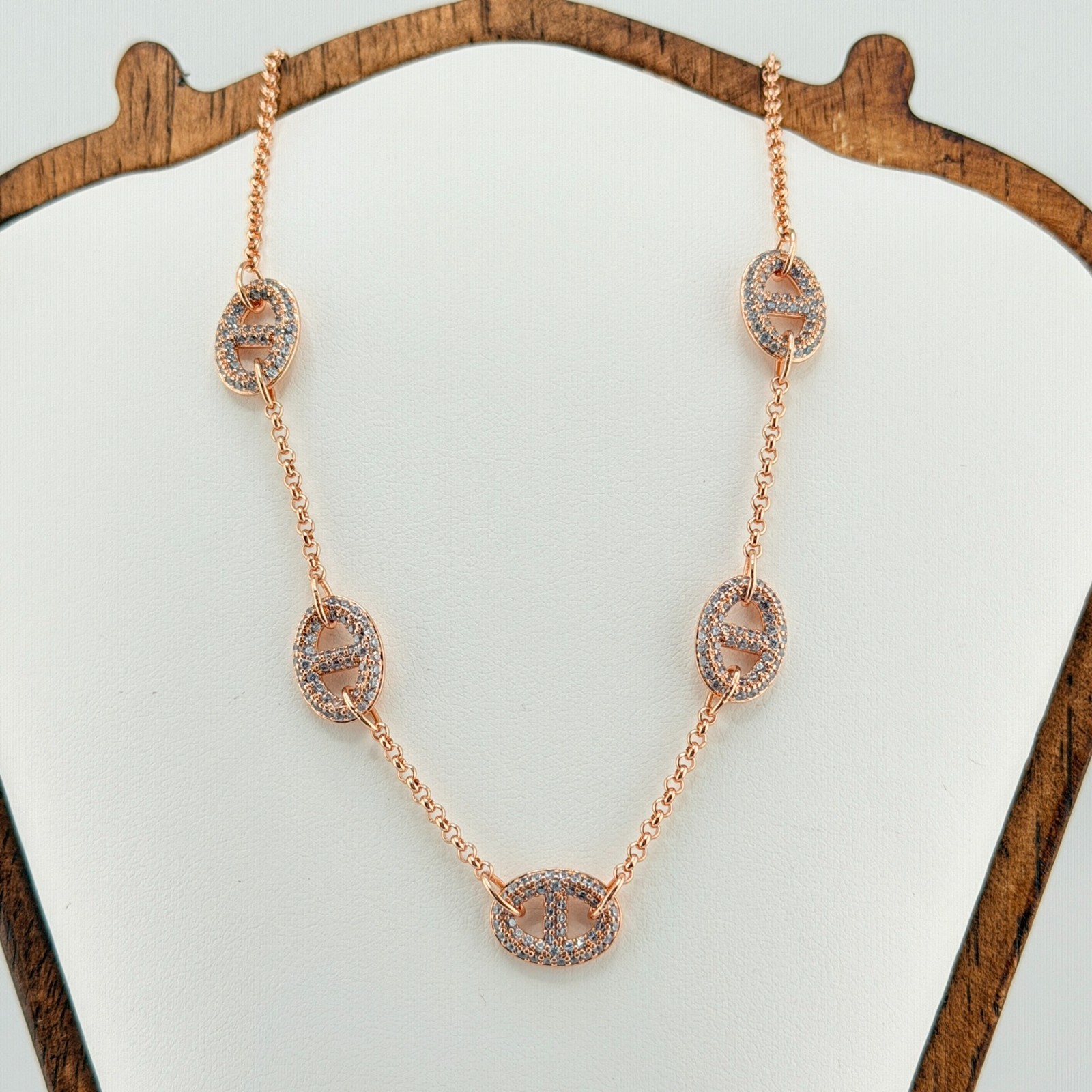 Bomb Party Necklace “Daylight Romance” NK85906 Lavender Topaz on Rose Gold