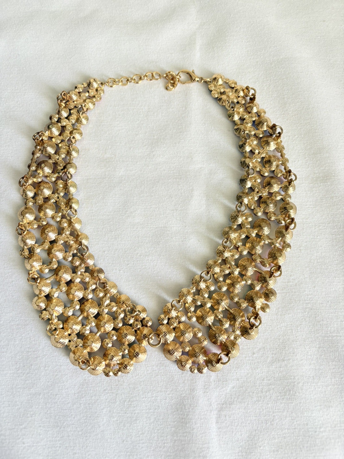 Chunky Multicolor Crystal Choker Statement Bib Necklace