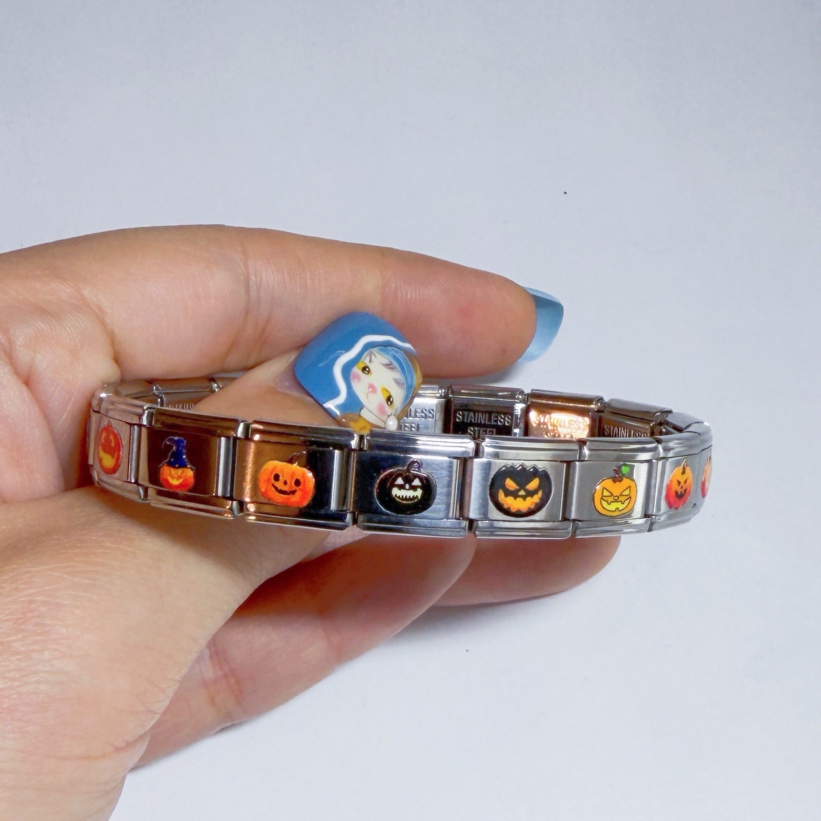 Halloween Italian Bracelet compatible with all designs Italian charm bracelet