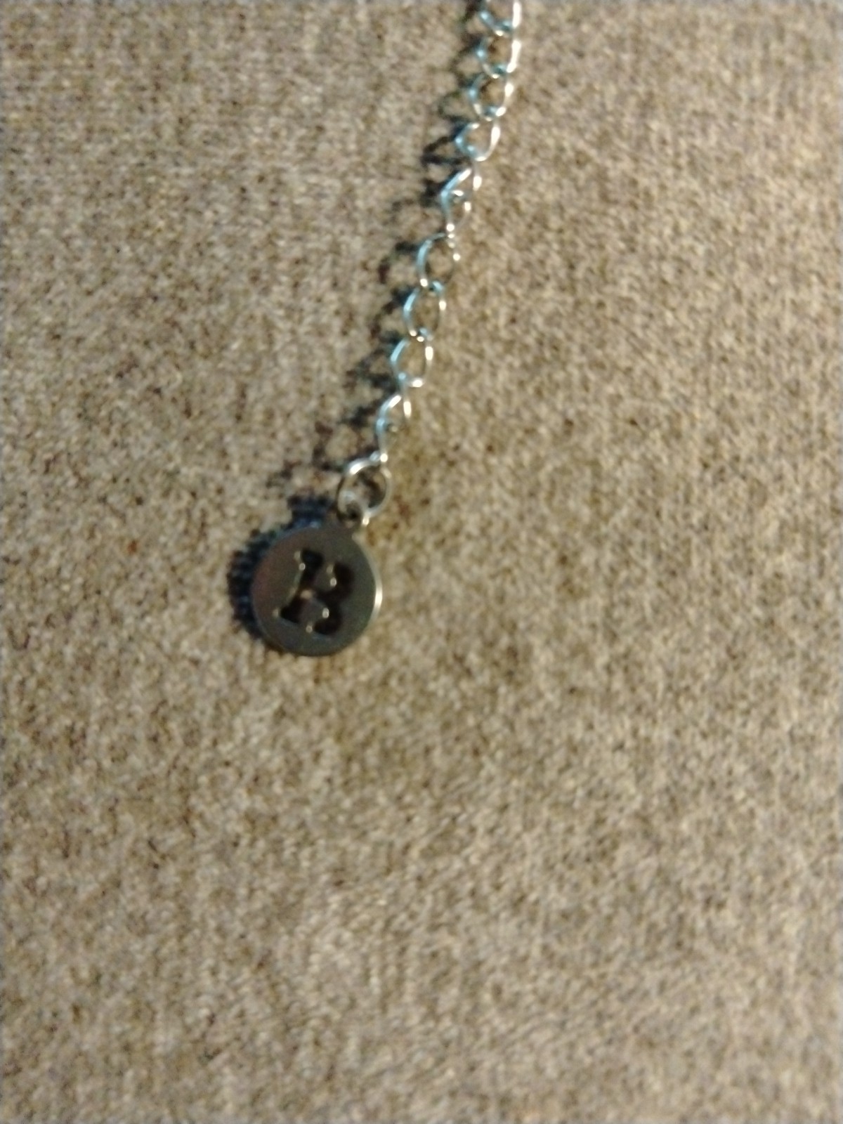 Brighton Sea Shore Silver Starfish/Shell Green Glass/Resin Pendent Necklace