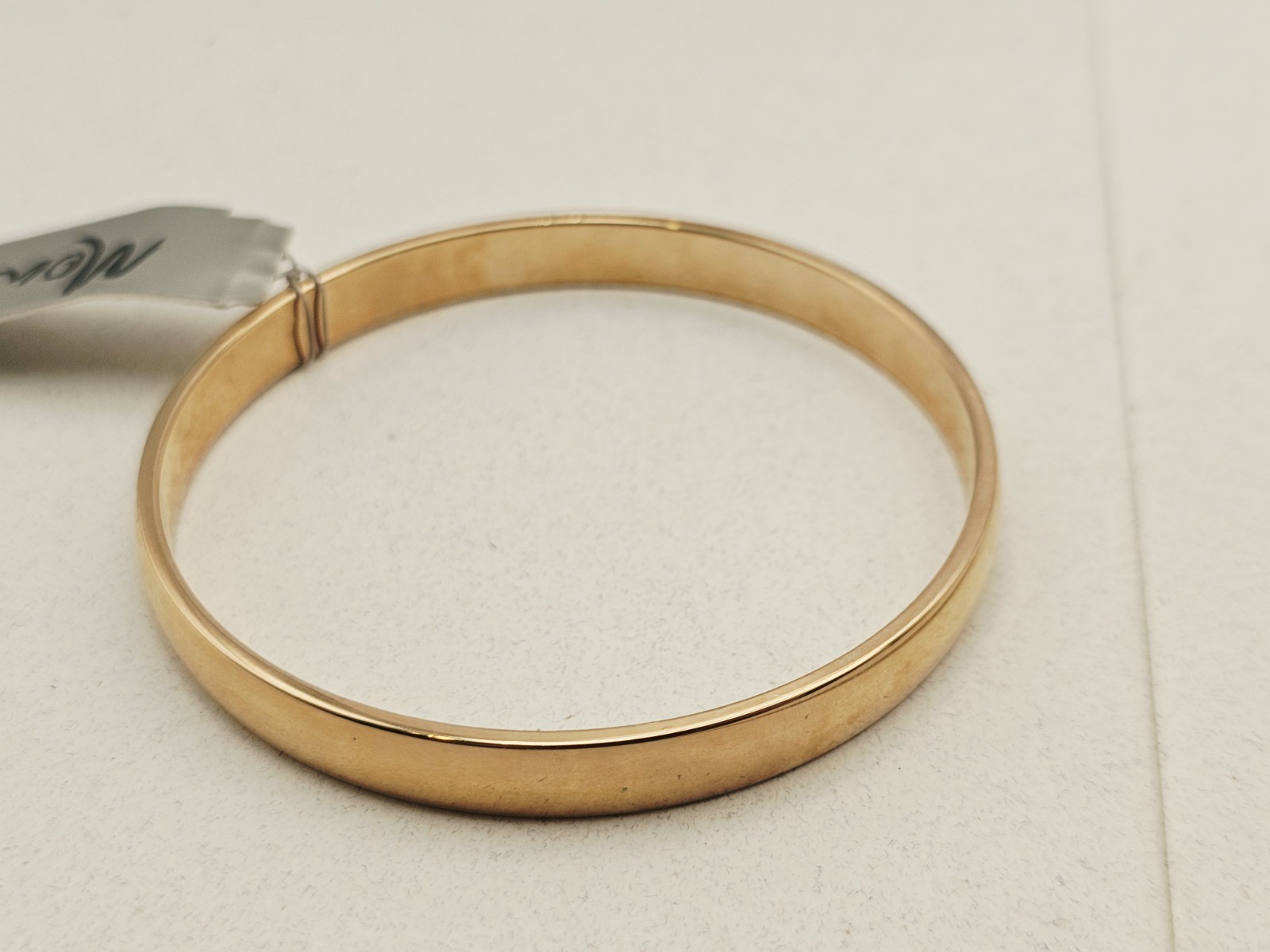 Monet Bracelet 7 3/4 ” X 1/4 ” Thick Gold