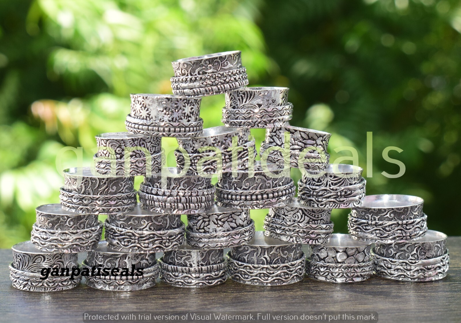 Spinners Meditation Ring Wholesale Lot 925 Sterling Silver Plated Ethnic Jewelry