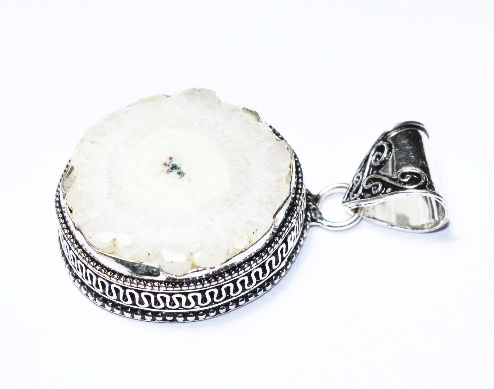 Solar Quartz Handmade Gemstone Pendant Jewelry Pendent Size 1.5 inches