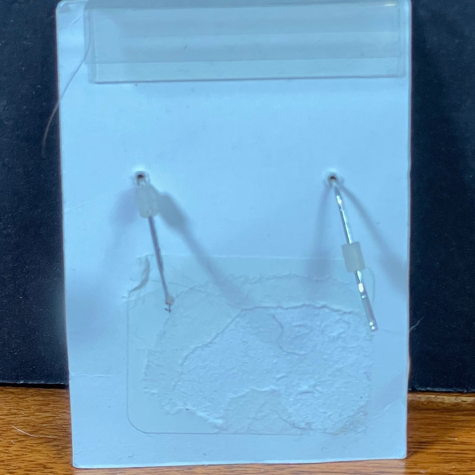 Donna Designs Dolphin Wave Teardrop Dangle Earrings Aqua