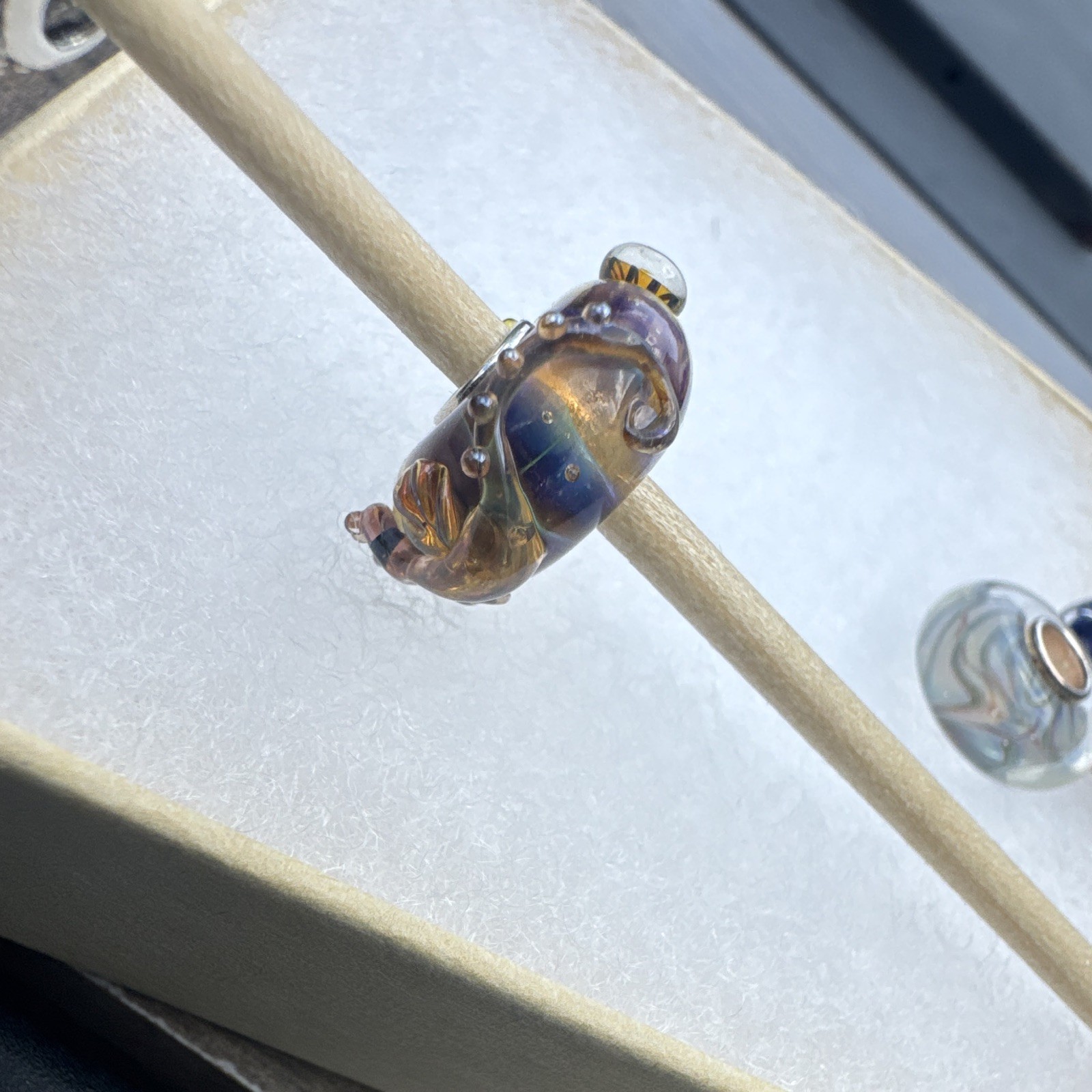 Authentic Elfbeads magical mermaid 7 charm set! Beachy, iridescent, and fun!