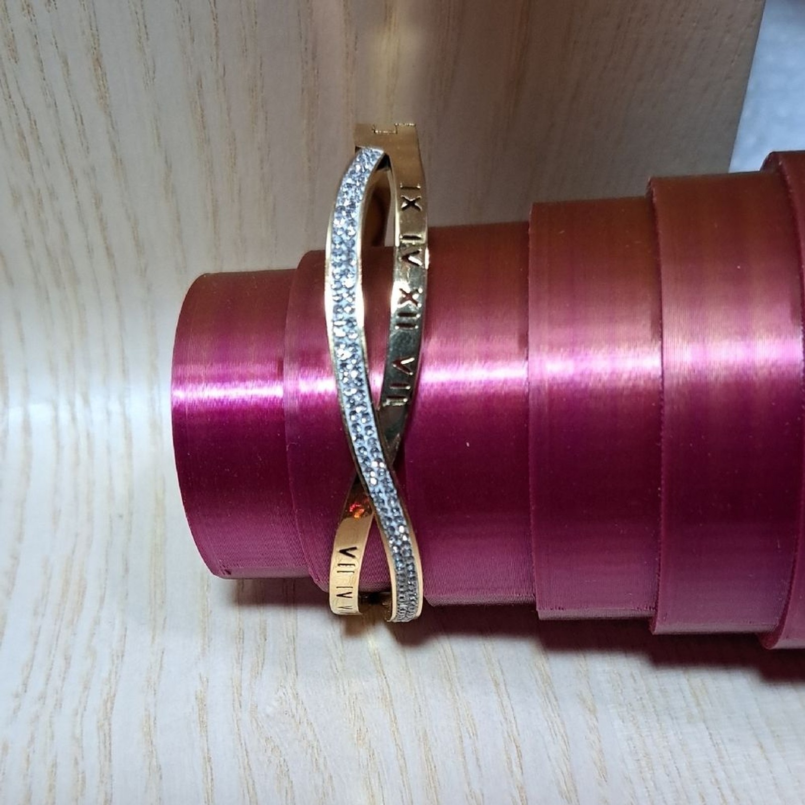 Elegant Gold Roman Numeral Bracelet