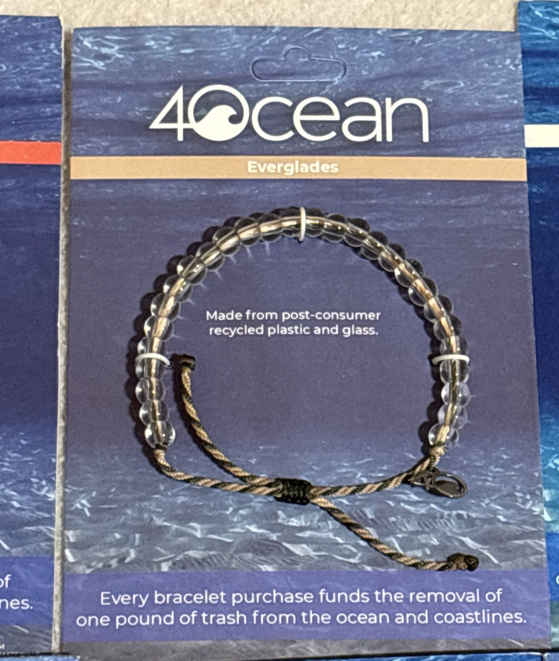 4Ocean Clear Bead Bracelets