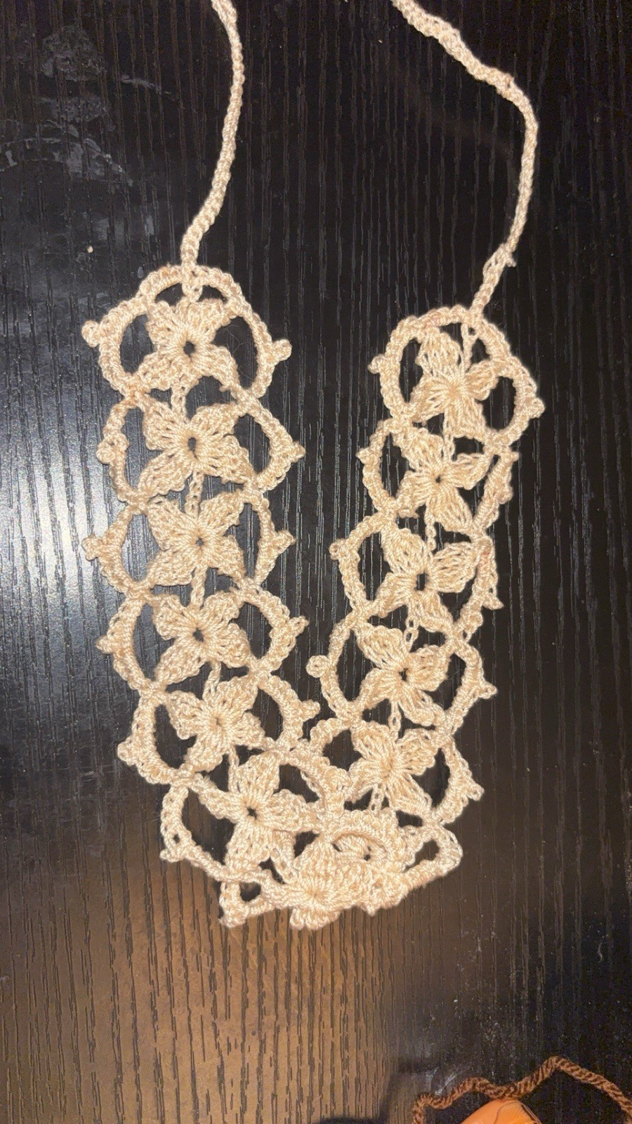 Crocheted Choker Necklace ￼