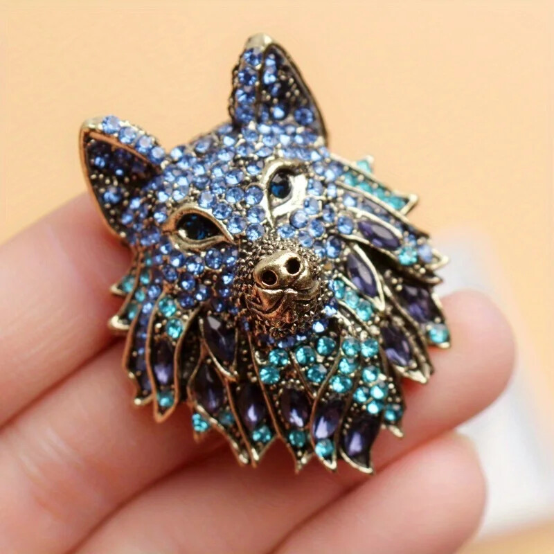 Cartoon animal brooch dragon brooch dog corsage unisex luxury pin gift