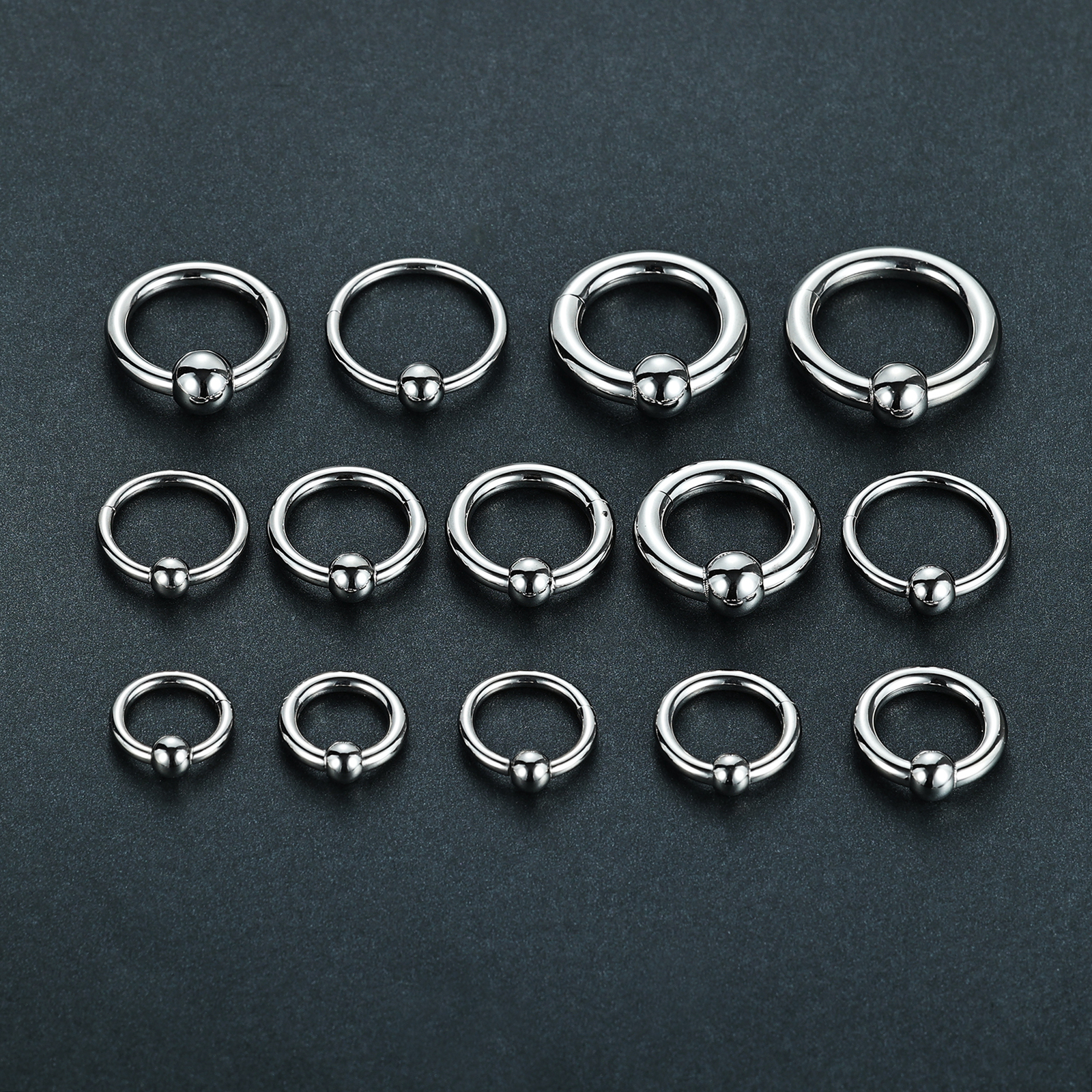 1 Pc Stainless Steel Hoop Earring Punk Large Gauge Earring Nose Piercing Jewelry