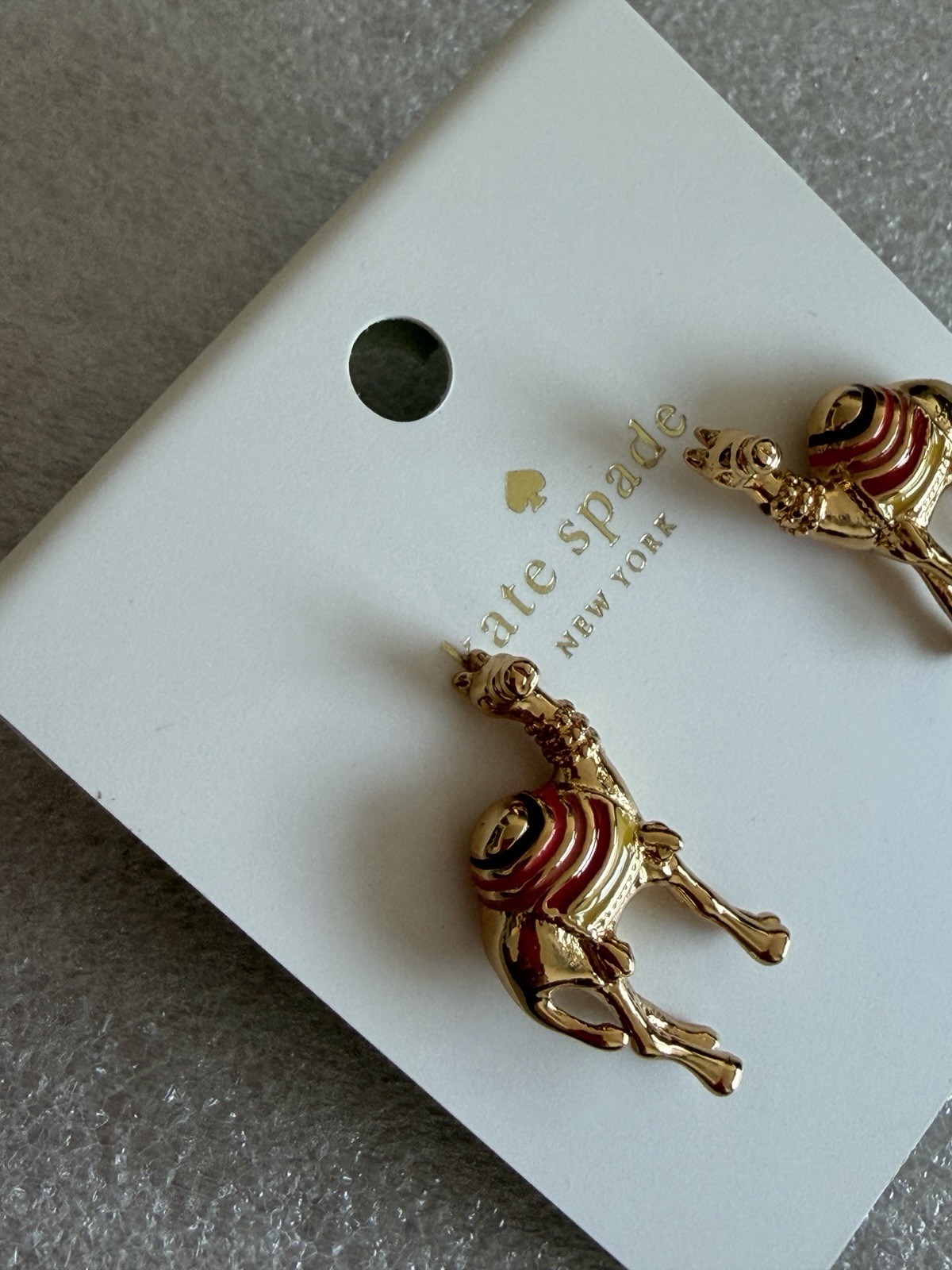 Kate Spade Spice Things Up Camel Earrings. New! Super CUTE 🥰