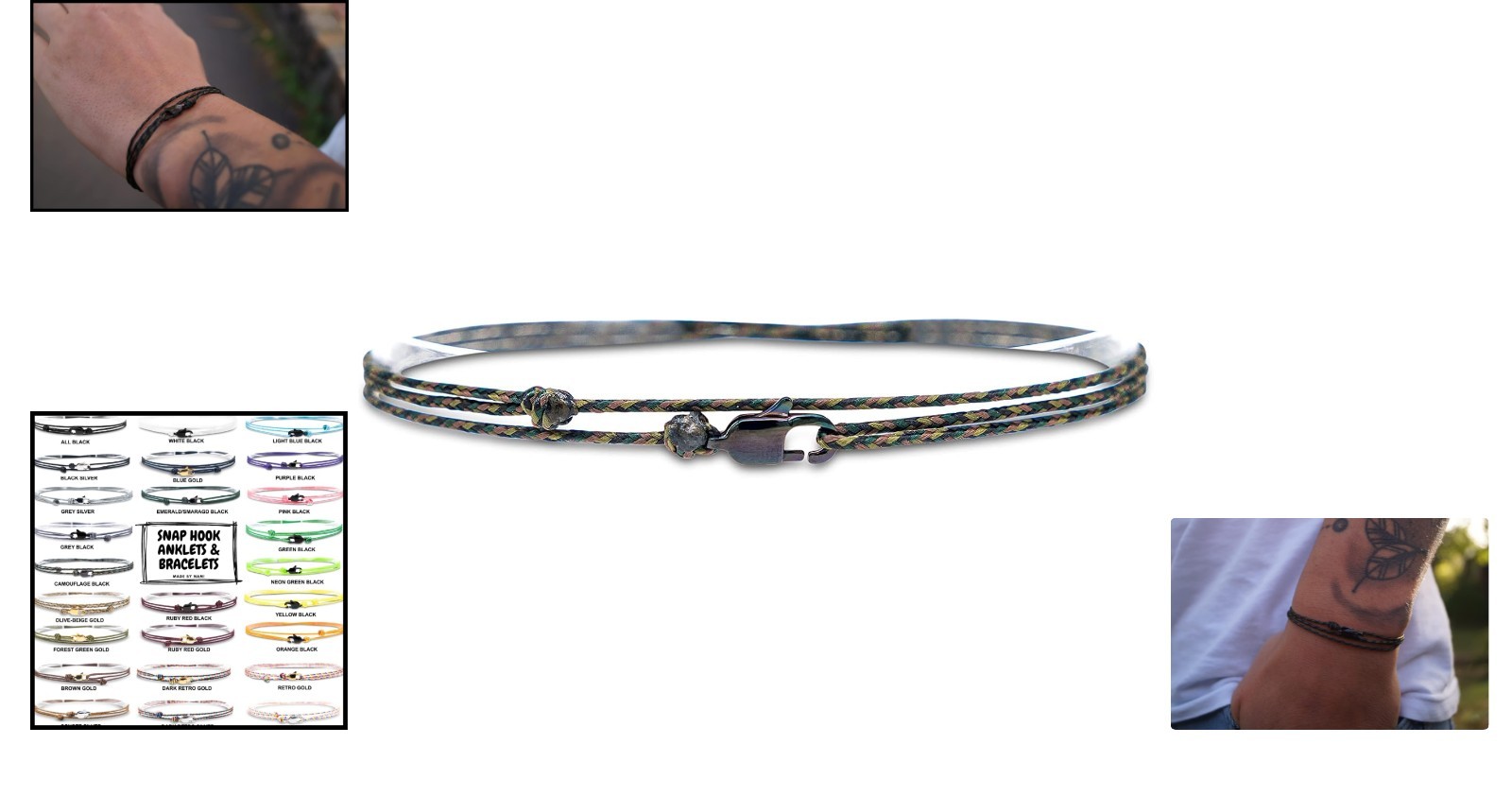 Men’s Handmade Nautical Rope Bracelet – Adjustable, Waterproof, and Stylish