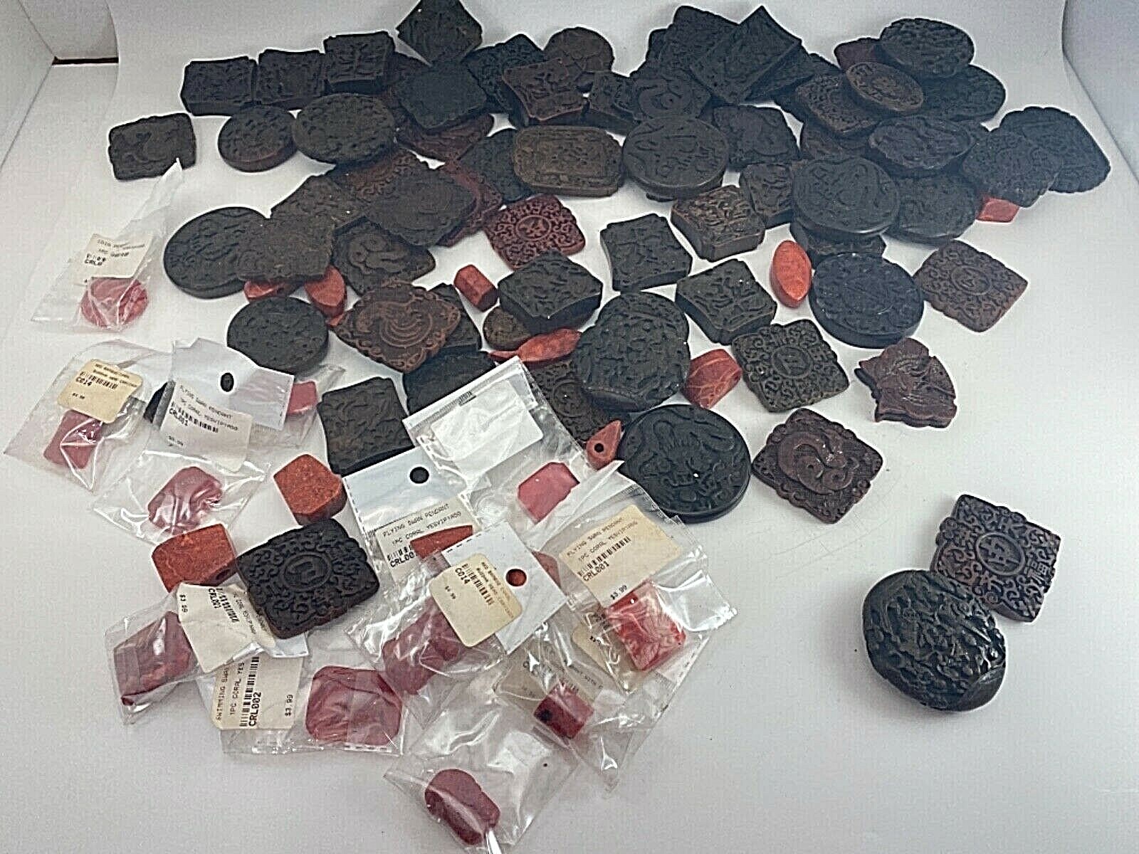 100 ~ Lot of Various Pendants ~ Sizes Colors Shapes and Styles Vary ~ Box 294B
