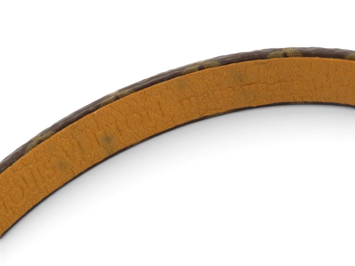 Louis Vuitton Bracelet Vivienne Monogram Bangle Dark Brown Gold M6773F