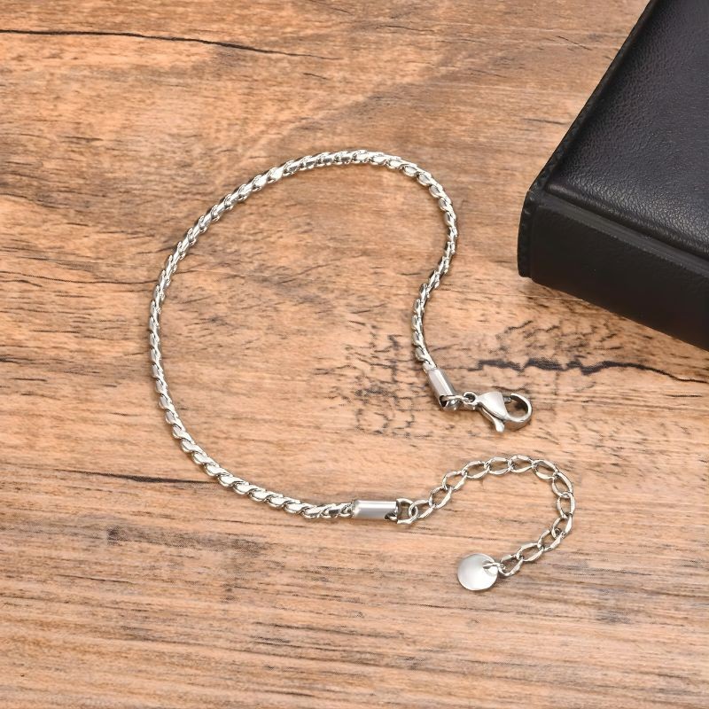 Snake Chain Necklace & Bracelet Set Rave Punk Gothic Chain Jewellery Y2K
