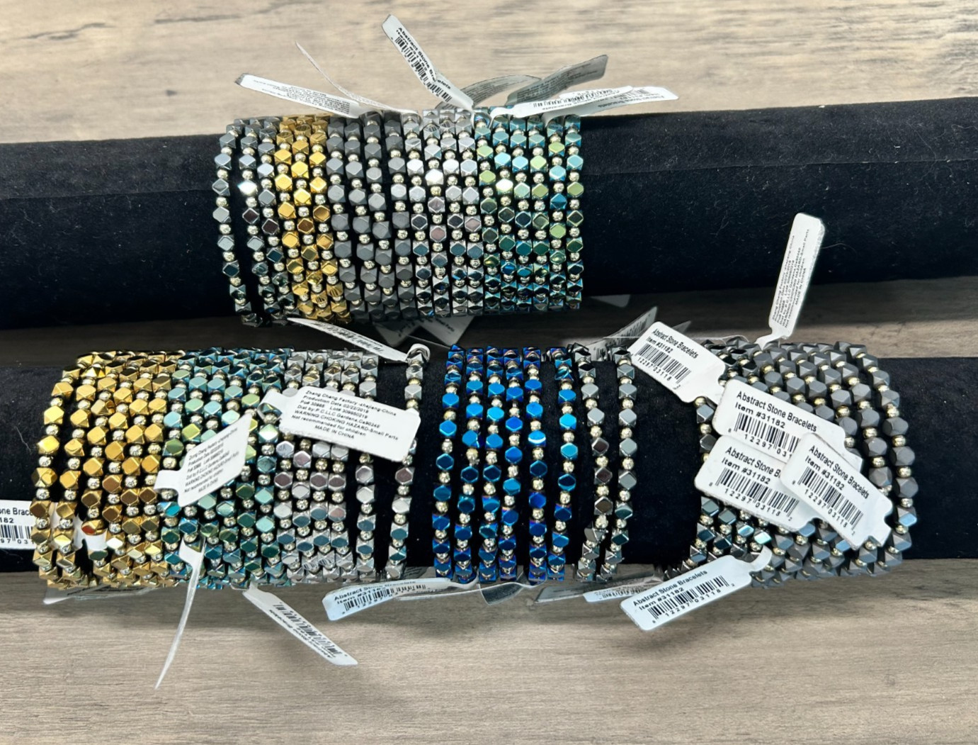 Bulk Wholesale of 55 Bracelets Beaded Bracelet