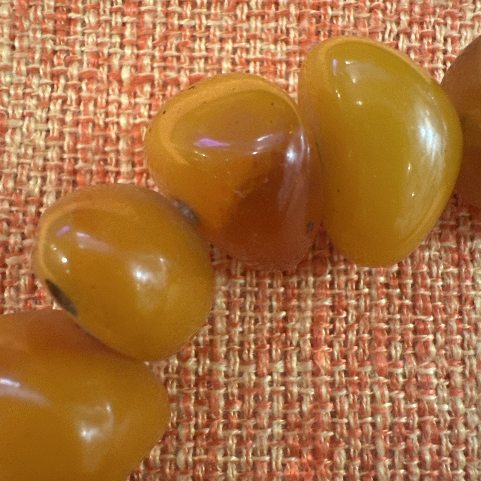 Antique Butterscotch Eggyolk Baltic Amber Necklace 103 grams G2U