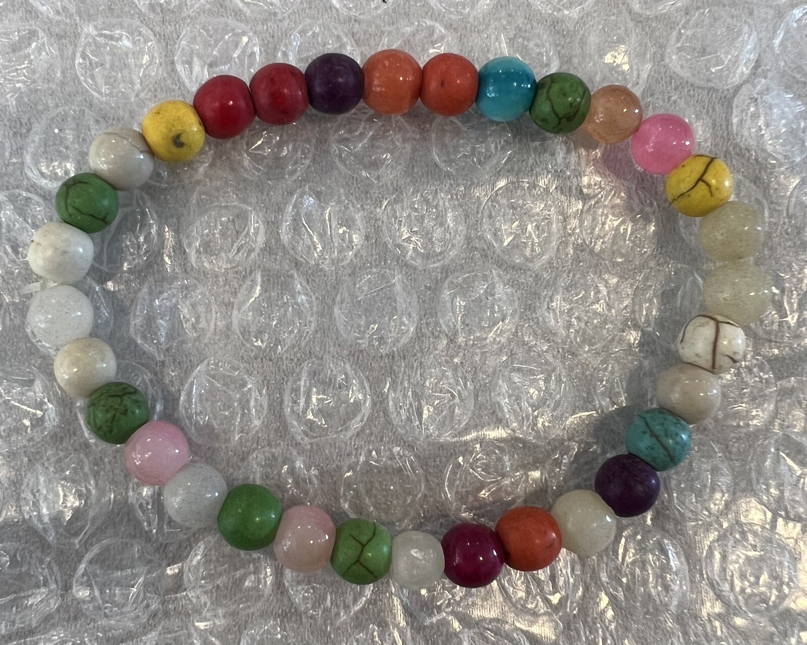 Beaded Multi-Colored Bracelet Natural Variations