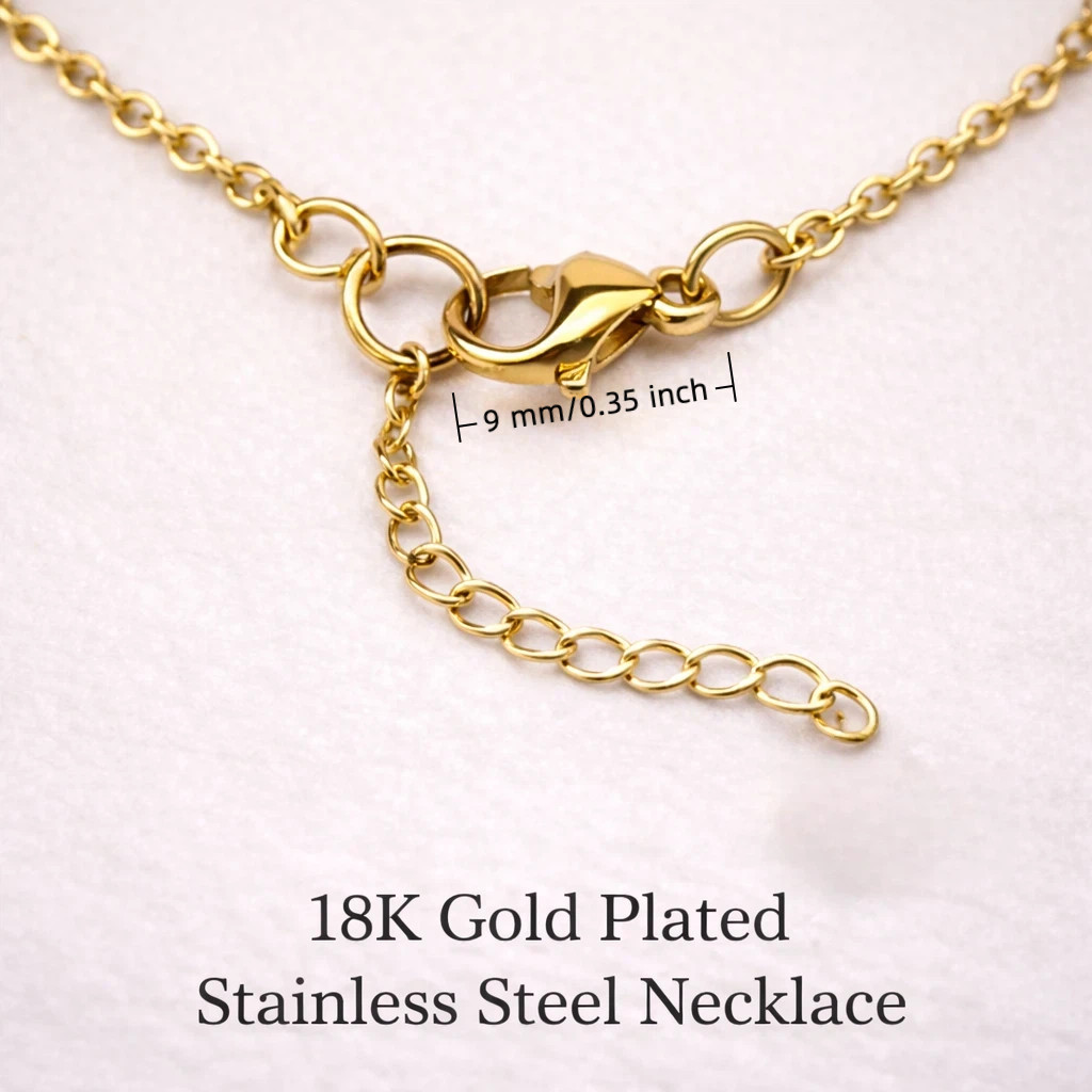 Personalized Winged Name Necklace for Mom,Gold Plated Jewelry-Mother’s Day Gift