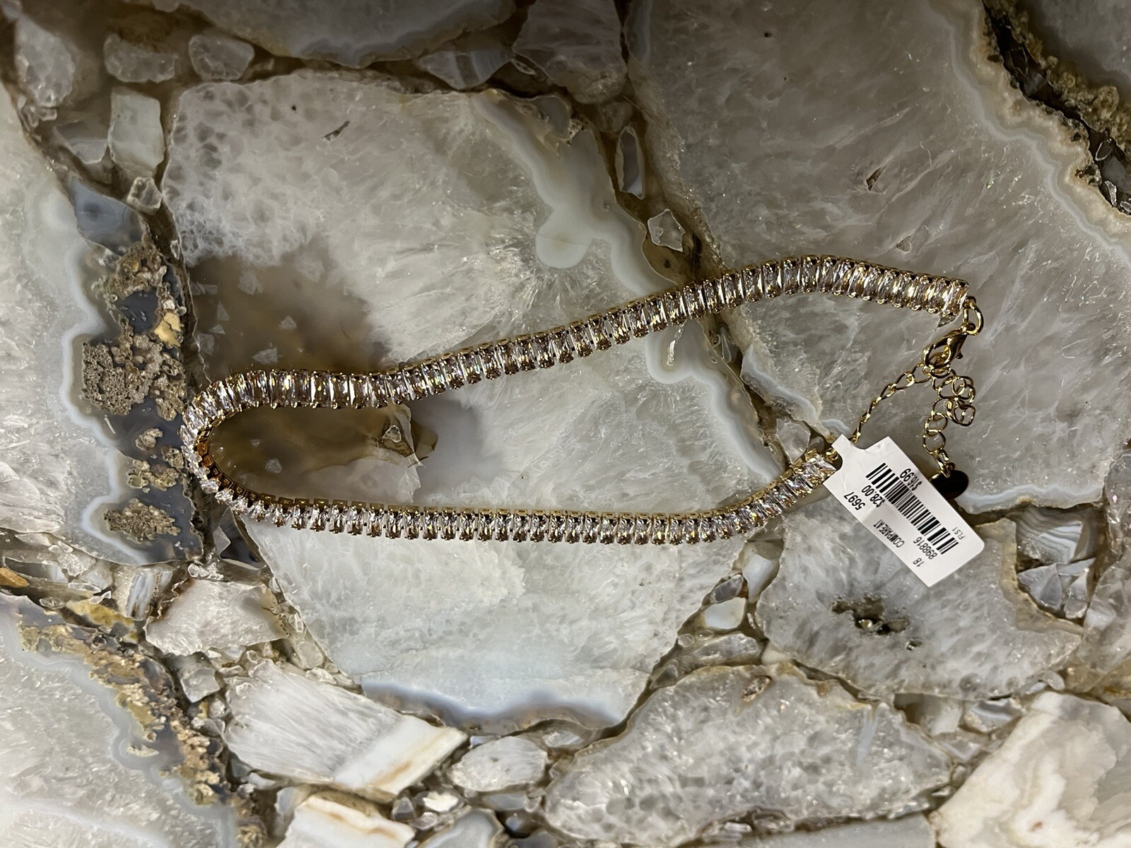 Cubic zerconia tennis Necklace NWT