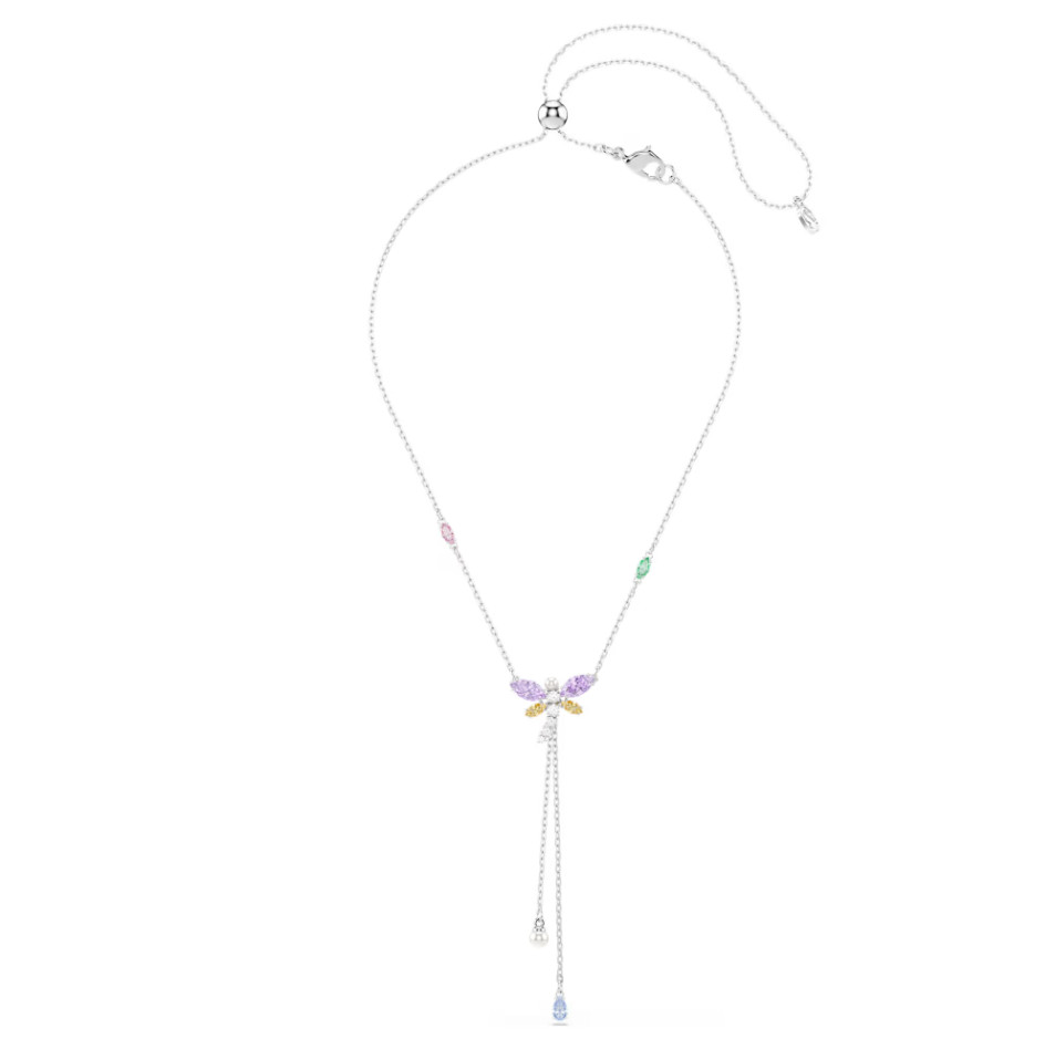 Ariana Grande x Swarovski Dragonfly Y Necklace Rhodium Plated