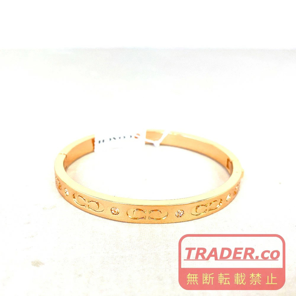 Used COACH Coach Kissing C Hinged Bangle RGD for Women with Box Excellent Condit