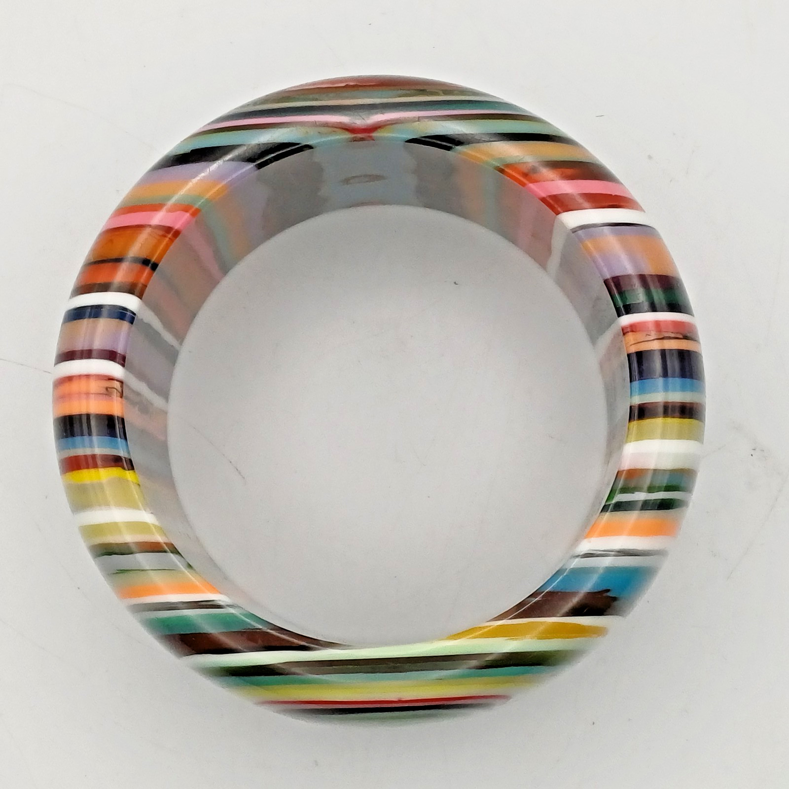 SoBral Jackie Brazil Wide Multi Coloured Bracelet Bangle pop art
