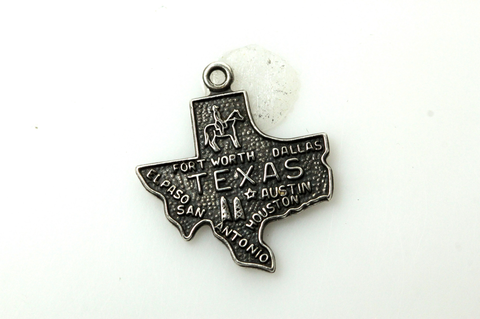 925 Sterling Silver Texas State Shape Pendant 1.7 Grams (PEN6828)